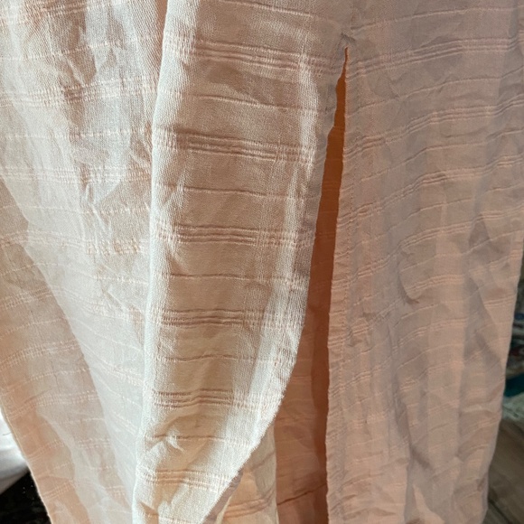 NWT Free People 100% Cotton Maxi Slit Dress - Picture 7 of 12